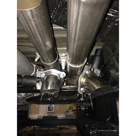 qtp  aggressor exhaust systems mid pipe kit