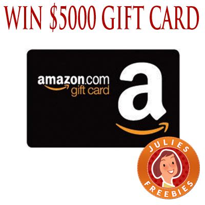 win   amazon gift card julies freebies