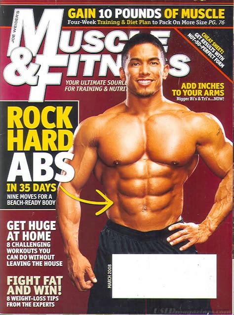 Muscle And Fitness March 2008 Product Details
