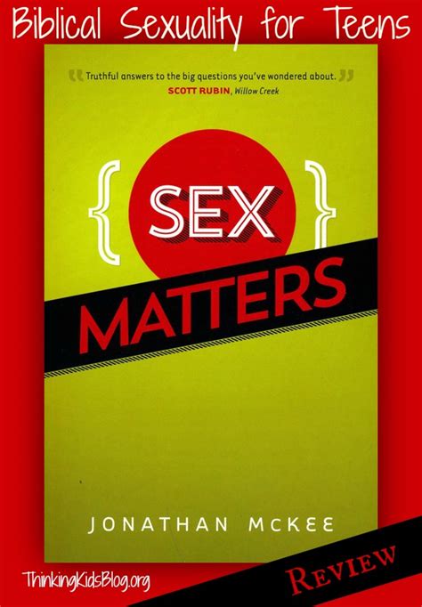 Sex Matters For Your Teens By Jonathan Mckee {review}