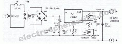 drill speed regulator circuit schematic circuit electronics circuit