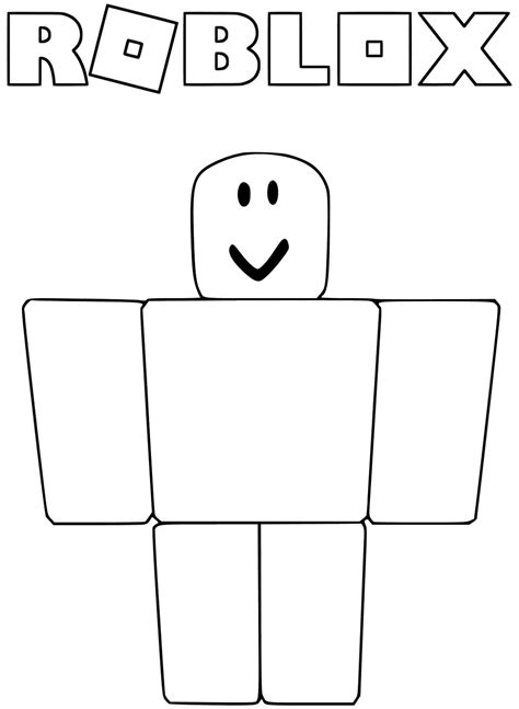 cute roblox character coloring pages  kindergarten coloring pages