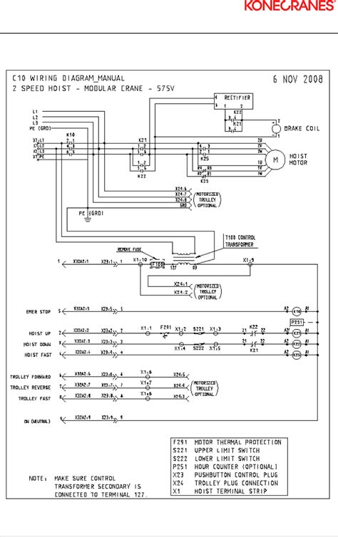 crane wiring diagram
