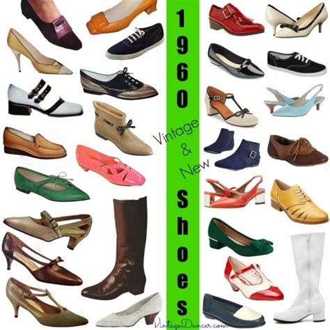 1960s shoes 8 popular shoe styles