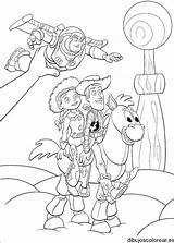 Toy Story Para Colorear Coloring Woody Dibujos Jessie Hamm Caballo El Dibujo Gratis sketch template