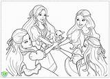 Barbie Mousquetaires Colorir Mosqueteiras Musketeers Tresor Colorier Momes Printable Tudodesenhos sketch template