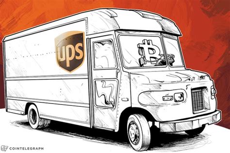 ups truck coloring page