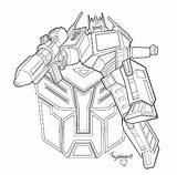 Coloring Prime Optimus Pages Transformer Transformers sketch template