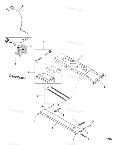 motorguide trolling motor motorguide  series oem parts diagram  upper mount fresh water
