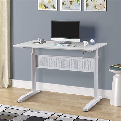 adjustable height standing desk sit stand  desk workstation