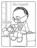 Handy Coloring Manny Pages Disney Sheets Lopart Mr Fluffy Kids Getcolorings Print Color sketch template
