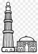 Minar Qutub Minaret Qutb sketch template