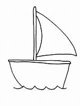 Boat Drawing Kids Outline Simple Sailboat Drawings Coloring Beautiful Pencil Paintingvalley Drawn Sailing Paddle Sketch Storm Ships Colouring Pages sketch template