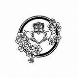 Claddagh Vector Symbol Drawing Getdrawings sketch template
