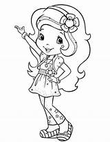 Coloring Shortcake Strawberry Princess Pages Getcolorings sketch template