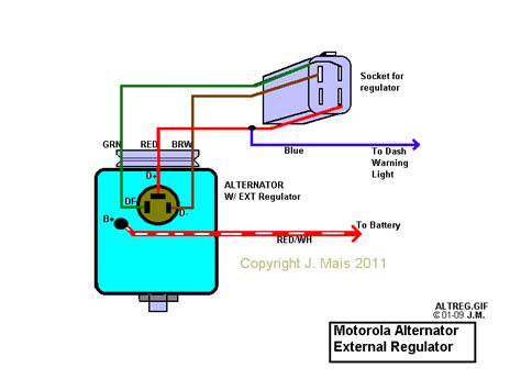 alternator wiring alternator vw bug diagram