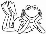 Kermit Getdrawings Muppets Frogs Coloringsky sketch template