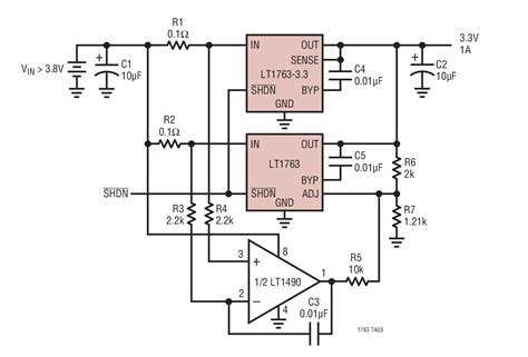 paralleling linear regulators  easy analog devices