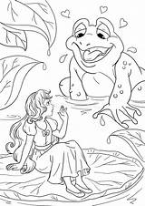 Thumbelina Pages Coloring Template sketch template
