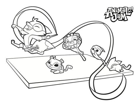 cute animal jam coloring pages animal jam animal coloring pages