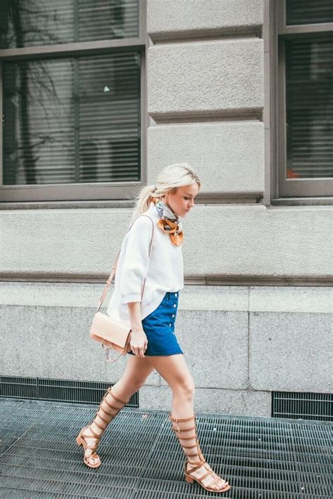 Happily Grey Blogger Button Up Skirt Gladiators Silk