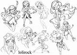 Lolirock Drawing Teamlolirock Posings sketch template