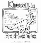 Coloring Brachiosaurus Getdrawings sketch template