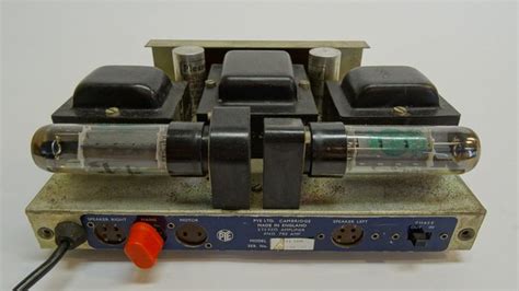 mozart pye hfs  stereo  watts tube amplifier  control preamplifier catawiki