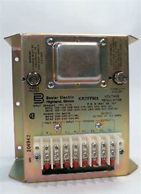 basler electric     avr krffmx voltage regulator spw industrial