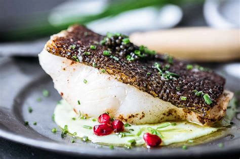 [how To] Pan Roasted Sea Bass With Roe Caviar — Add1tbsp