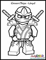Coloring Golden Ninja Ninjago Pages Lloyd Lego Getcolorings Printable sketch template
