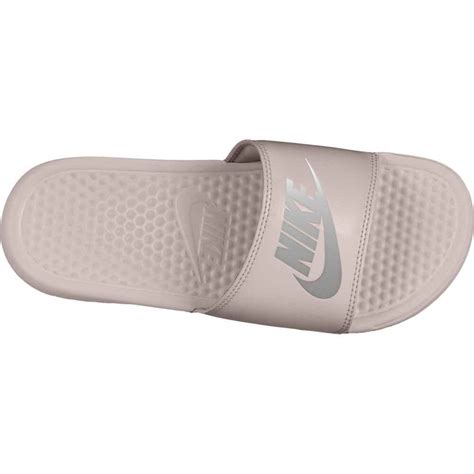 Nike Sb Ladies Benassi Slide Pink Silver Footwear Slides Sequence