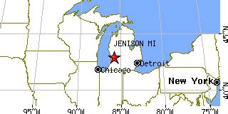 jenison michigan mi population data races housing economy