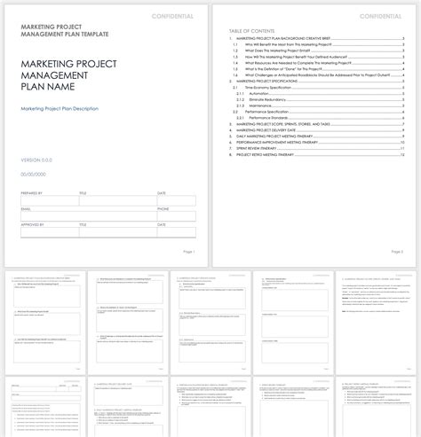marketing project plan templates smartsheet