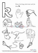 Letter Start Colouring Pages Activity Colour Initial Village Explore Learning Activityvillage sketch template