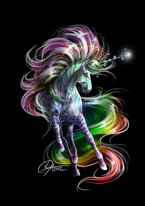 colorfull  darya  deviantart unicorn art unicorn  fairies