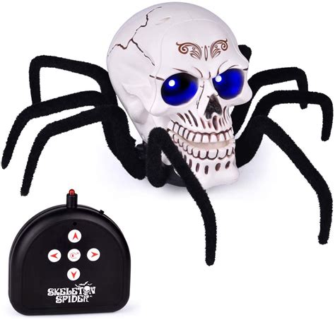 remote control spider toy  inches halloween spider  light  sound rc spider toy