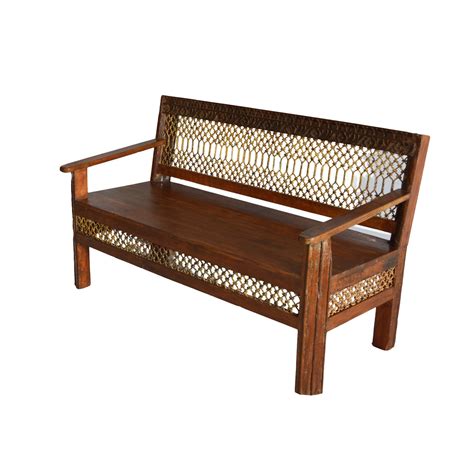 teak wood  iron grill sofa set indian furniture