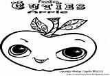 Cuties Pages Coloring Creative Getcolorings Color Foodies sketch template