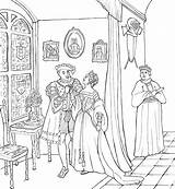 Coloring Tudor Boleyn Consorts Exquisite Manuscripts Peeks Sixteenth Fifteenth sketch template