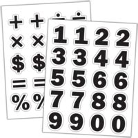 black numbers stickers tcr teacher created resources