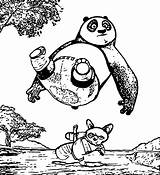 Coloring Kung Panda Fu Wecoloringpage sketch template