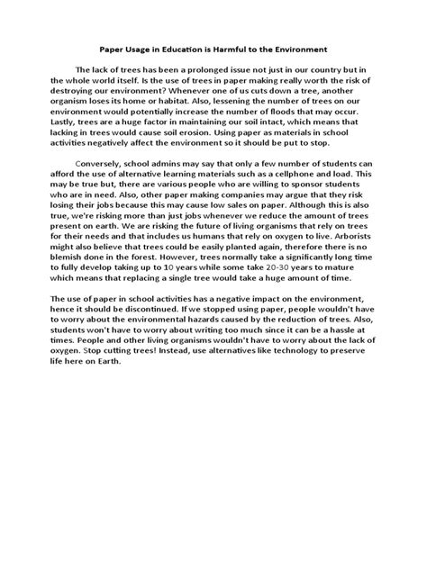 paper  based education position paper