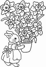 Coloring Pages Easter Spring Flowers Colouring Sheets Printable Kids Holiday Cu sketch template