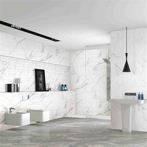 design  carrara white ceramic wall tile  home decoration