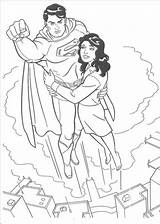 Coloring Superman Pages Batman Popular sketch template