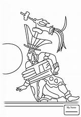 Maya Drawing Coloring Mayan Vase Pages Ballplayer Civilization Warrior History Getdrawings Printable Itza Chichen sketch template