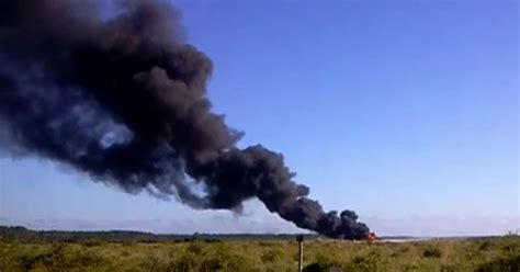 drone explodes  florida cbs news