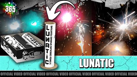 lunatic vuurwerk ground fireworks triple action  stuks youtube