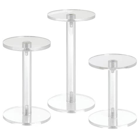 pedestal acrylic display stands